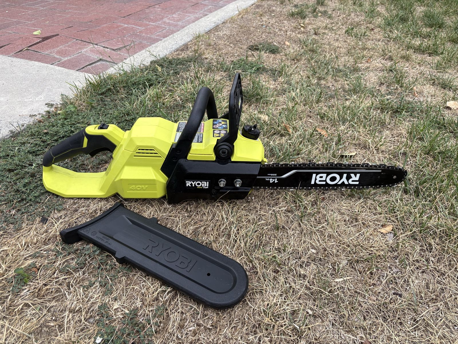 Ryobi 40V HP Brushless 14-Inch Cordless Chainsaw with Scabbard
