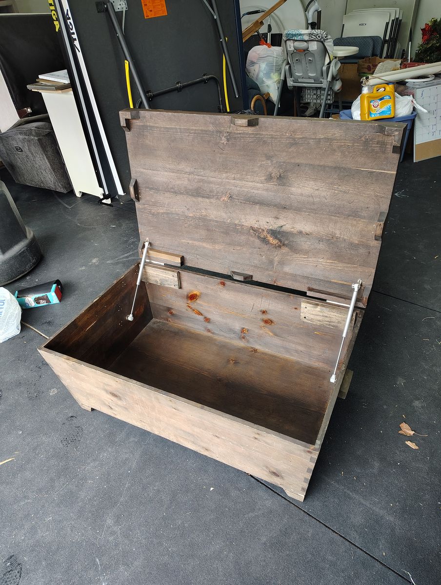 Wooden chest