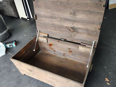 Wooden chest