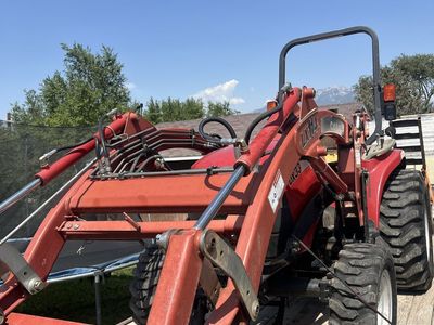 This is the Case d33 tractor. 33 hp backhoe