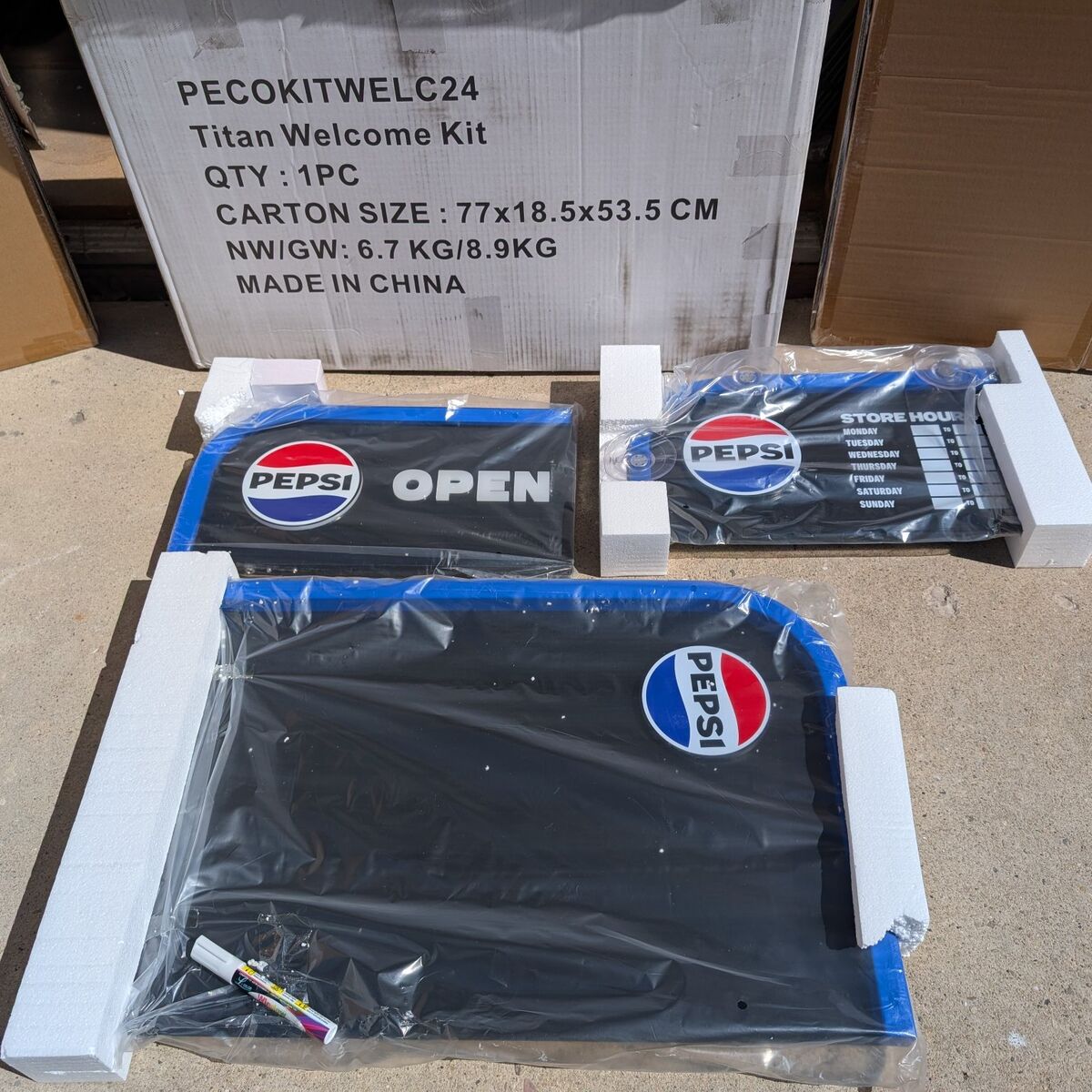 Pepsi Branded Welcome Kit