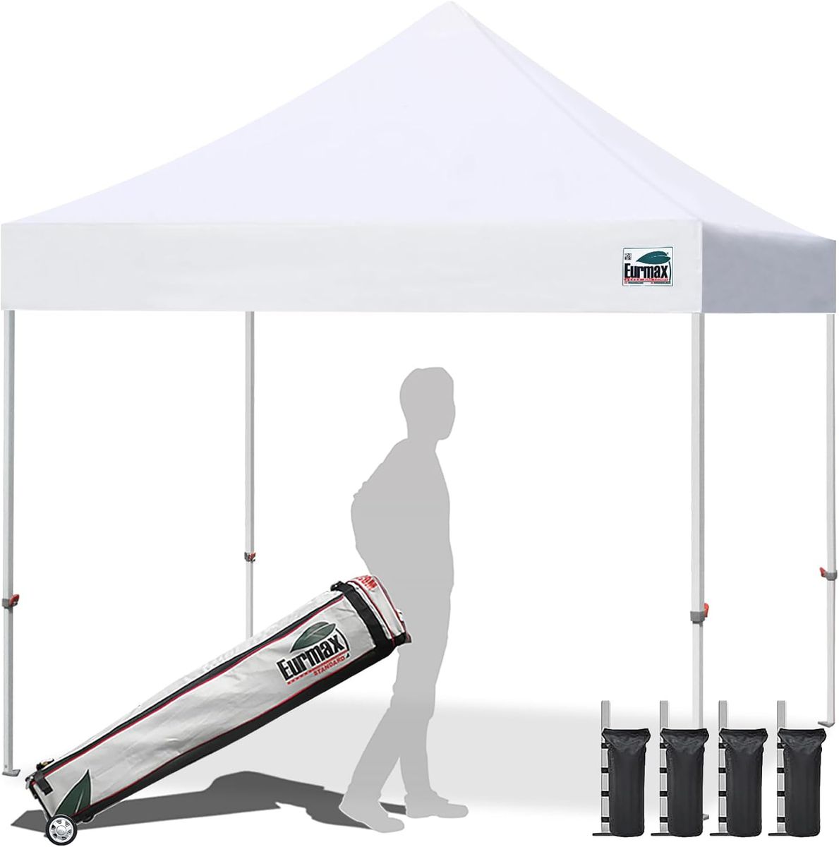 10x10 Pop Up Canopy, White