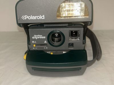 Polaroid OneStep Express Instant Film Camera - Vintage Dark Green/Gray Point & Shoot