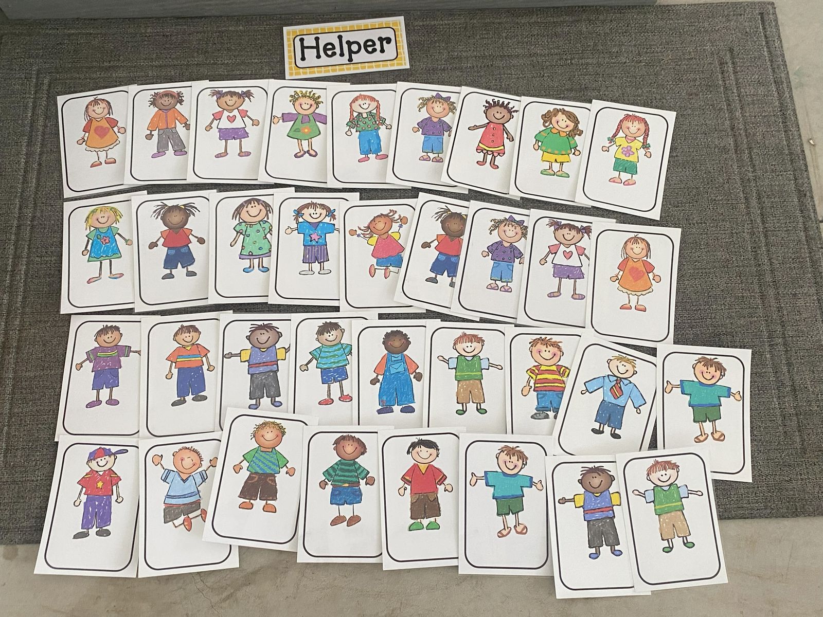 Helper Kids Bulletin Board