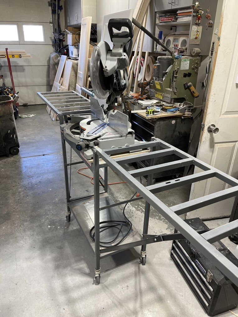 Miter Saw Super Stand With 12 Saw