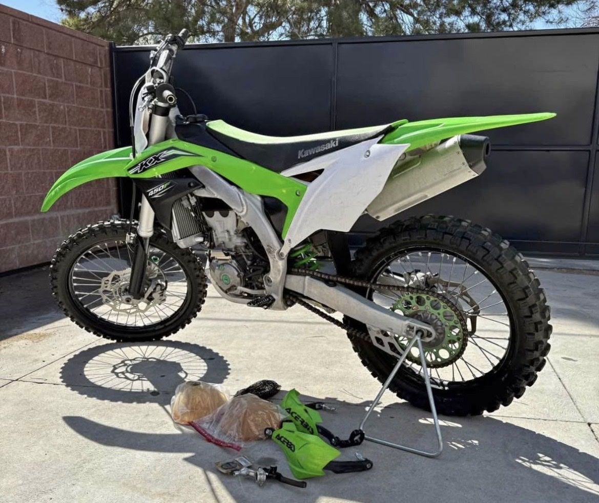 2016 Kawasaki KX 450 F dirtbike nice bike ready to go
