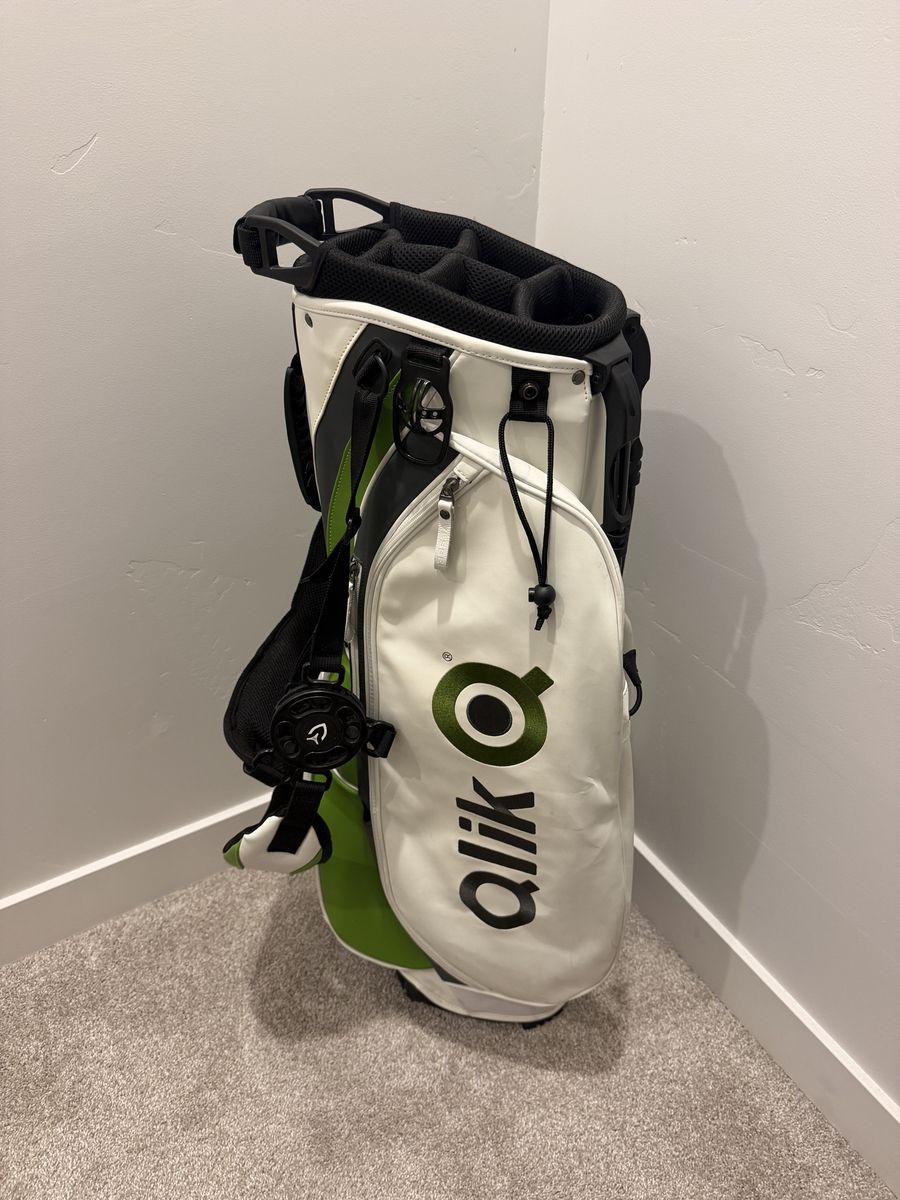 Vessel QLIK Connect (Henrik Stentson) 6 Way Stand Bag W/Rain Cover - Excellent