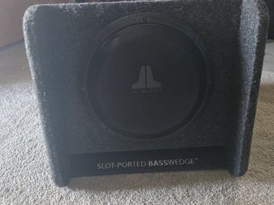 JL Audio Slot-Ported BassWedge Car Subwoofer Enclosure