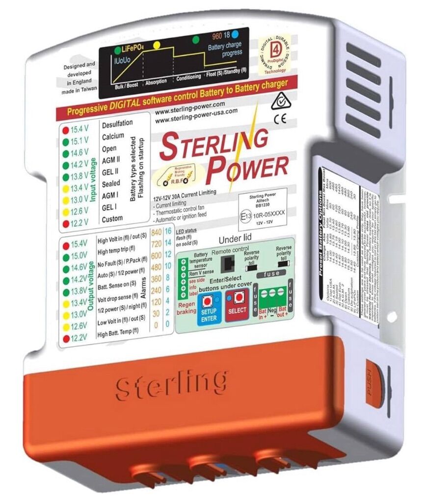 Sterling Battery To Battery Charger