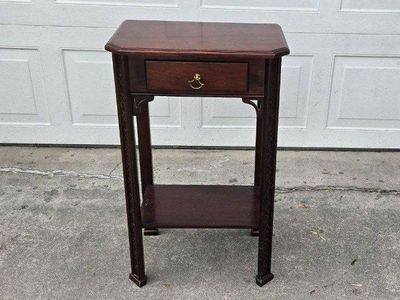 Nice Cherry Wood Side Accent End Table Nightstand