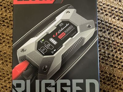 Schumacher Rugged 1200A Jump Starter - 6.0L Gas / 3.0L Diesel, High Performance Lithium