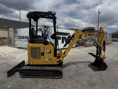 2022 Cat 301.7 CR Mini Excavator Tractor Thumb, Blade, Ready To Work