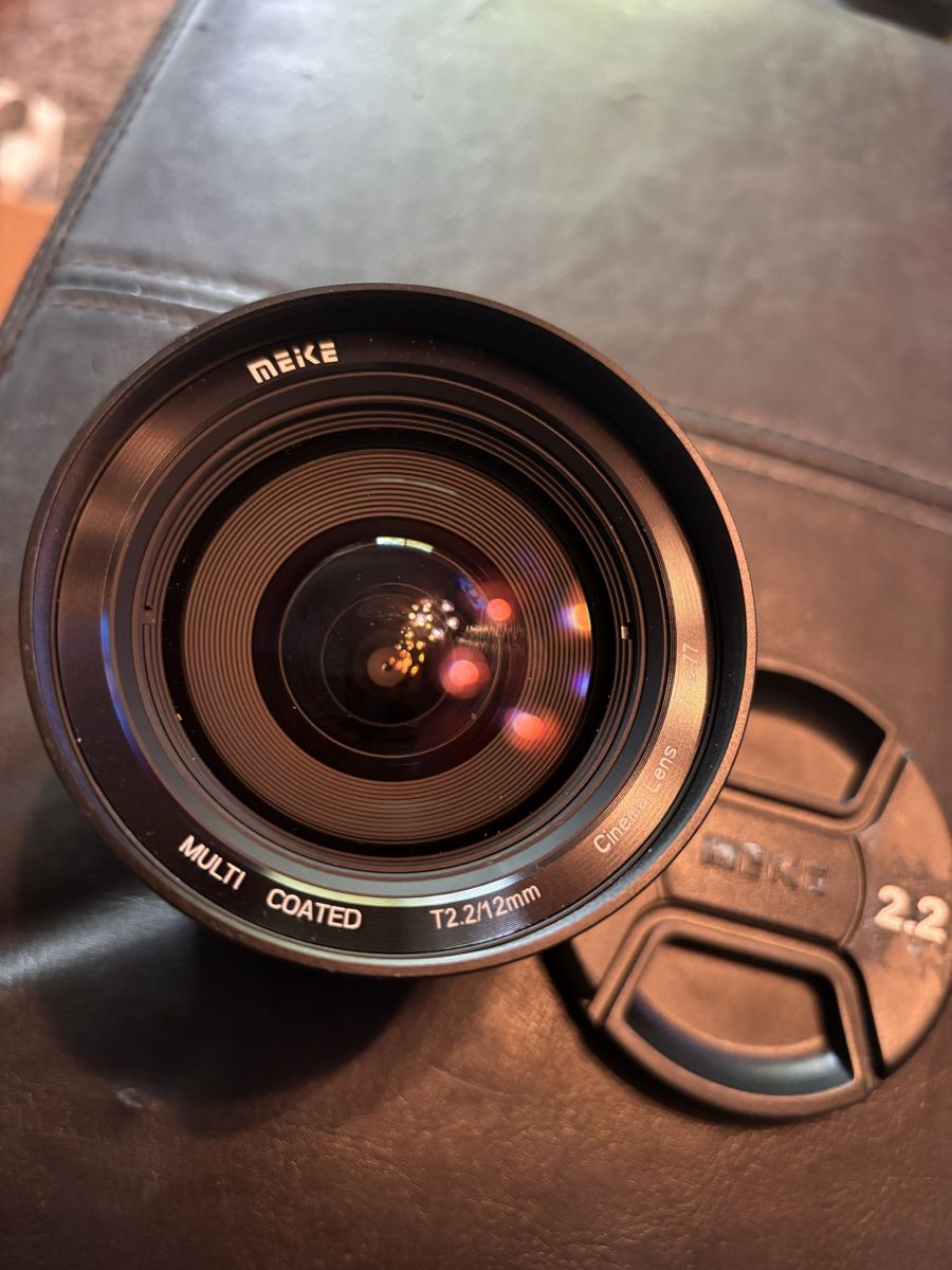 Meike 12mm T2.2 Manual Focus Multi-Coated Cinema Lens for Mirrorless Cameras