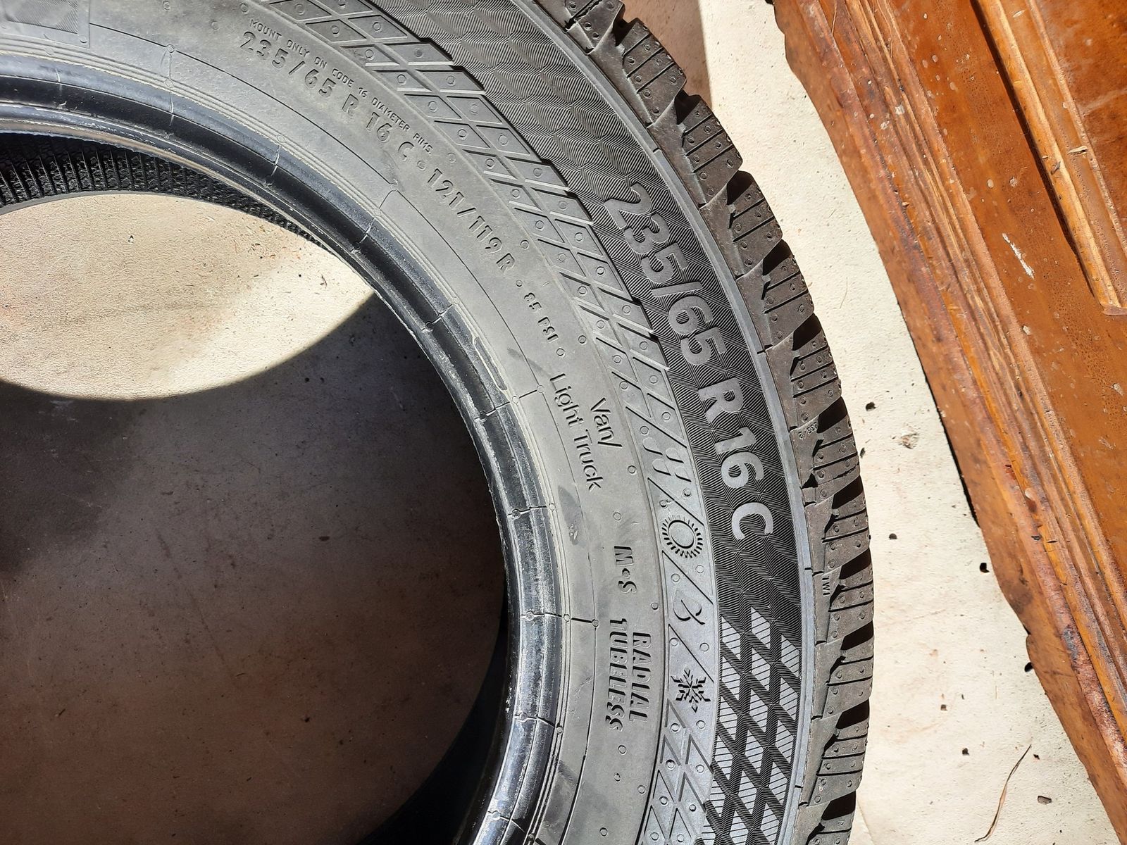 Van and Truck all season tires