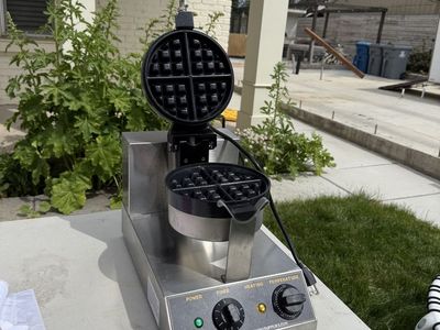 industrial carnival king belgian waffle maker restaurant equipment brand new