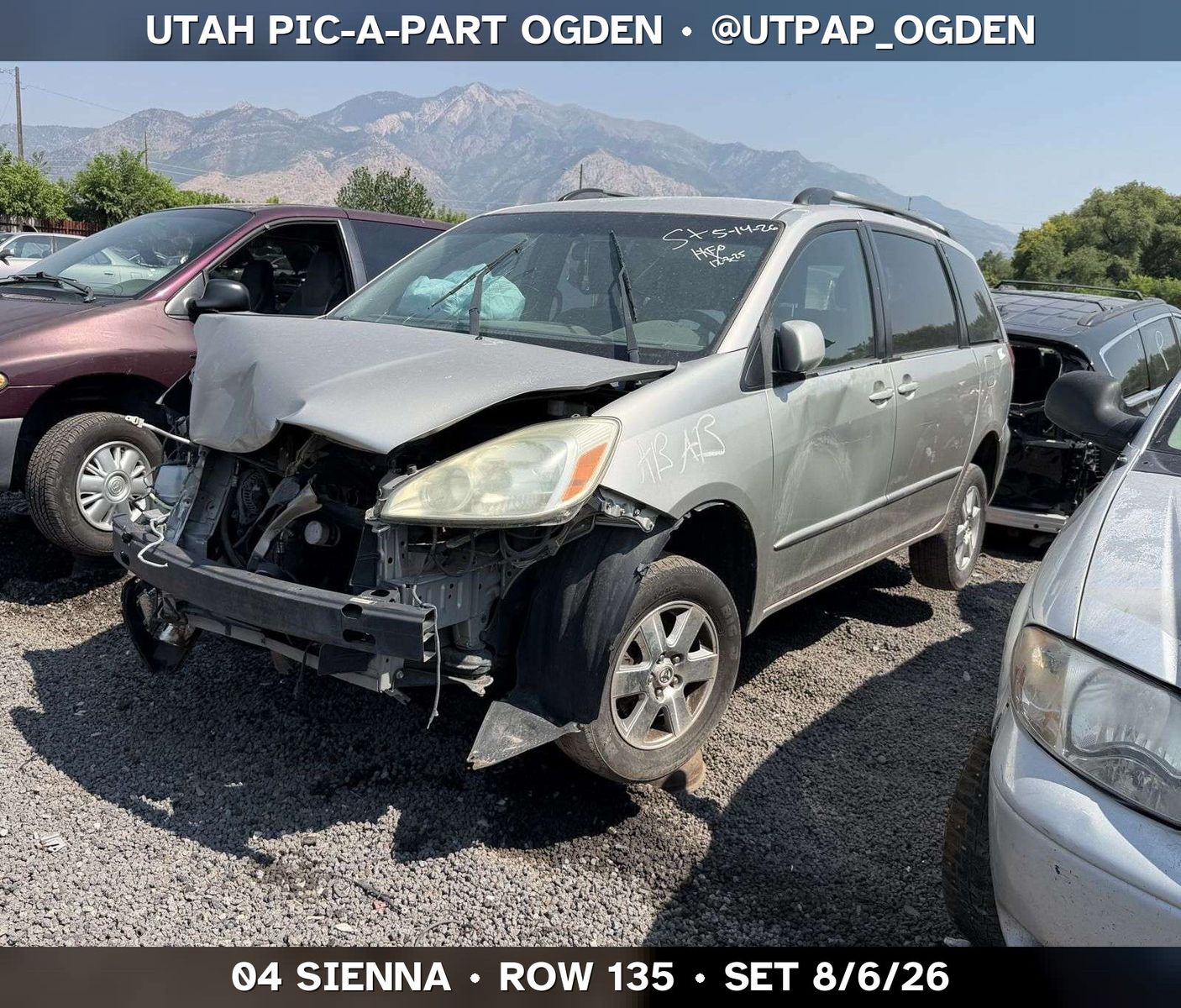 Just In! 2004 Toyota Sienna Parts - UTPAP Ogden