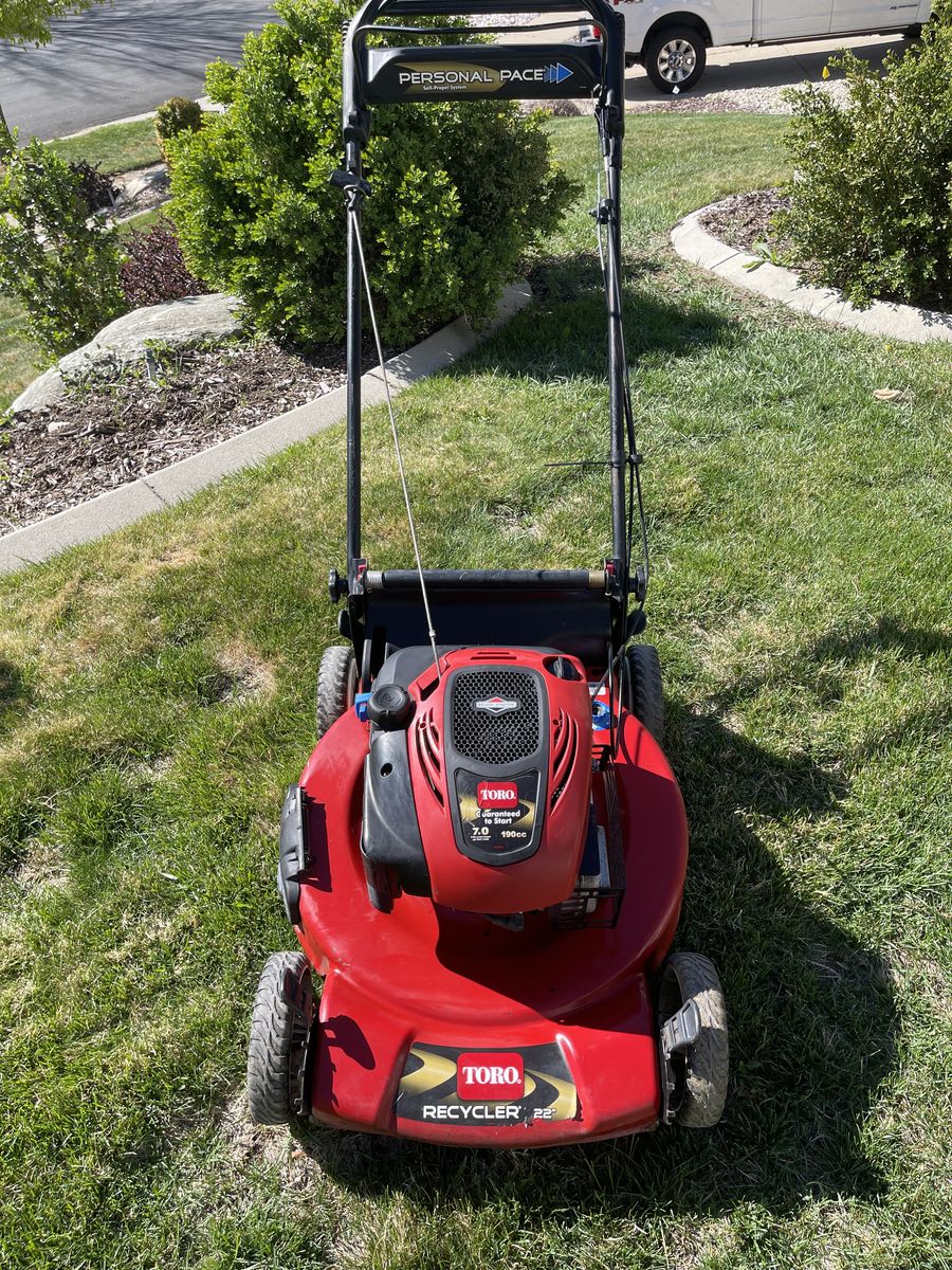 Toro personal pace lawnmower mower
