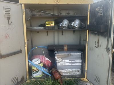 Weather Guard Job Box - Heavy Duty Steel Storage Chest, Portable Site Security