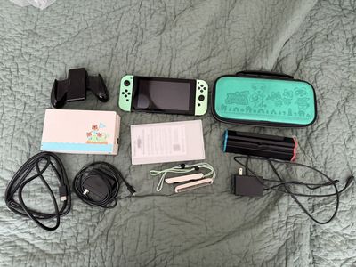 Nintendo Switch Animal Crossing Edition Console Bundle with Accessories
