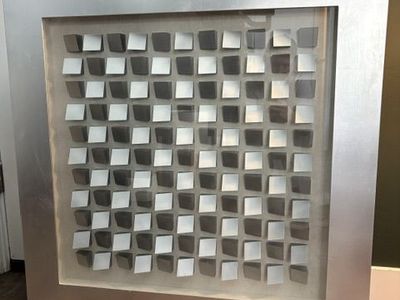 Metallic Wall Decor - Square Shaped Frame