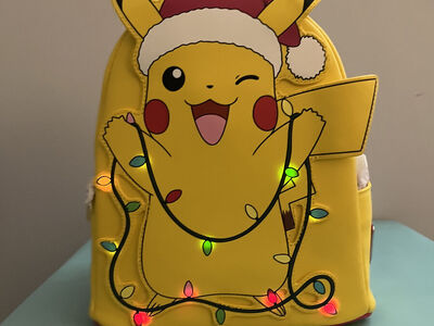 Pikachu light up christmas loungefly new