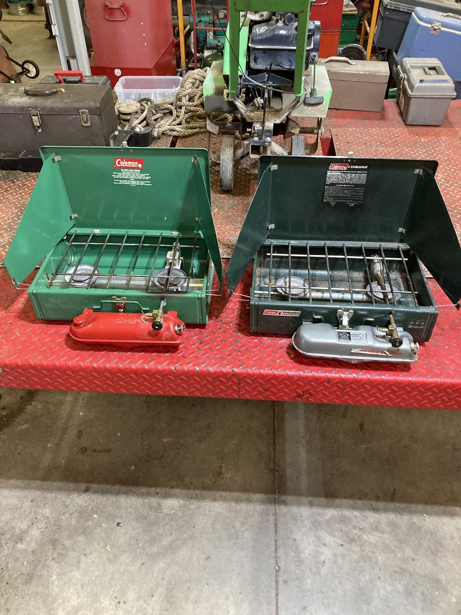 Coleman stoves. Repair. $25 ea.