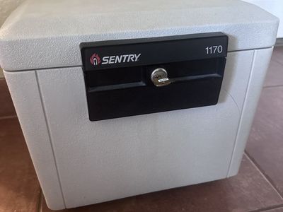 SentrySafe 1170 Fire Safe Box - Key Lock Fire-Resistant Document & Valuables Storage
