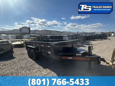 7x14 Maxx-D DJX Dump Trailer - 24" Sides - 14K GVWR
