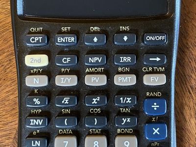 TI-BAII Plus business and financial calculator