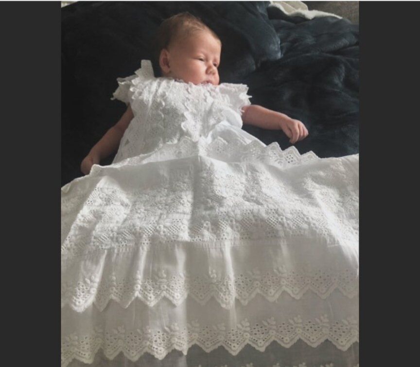 vintage, white lace,  baby dresses for portraits