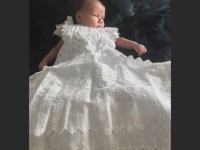 vintage, white lace, baby dresses for portraits