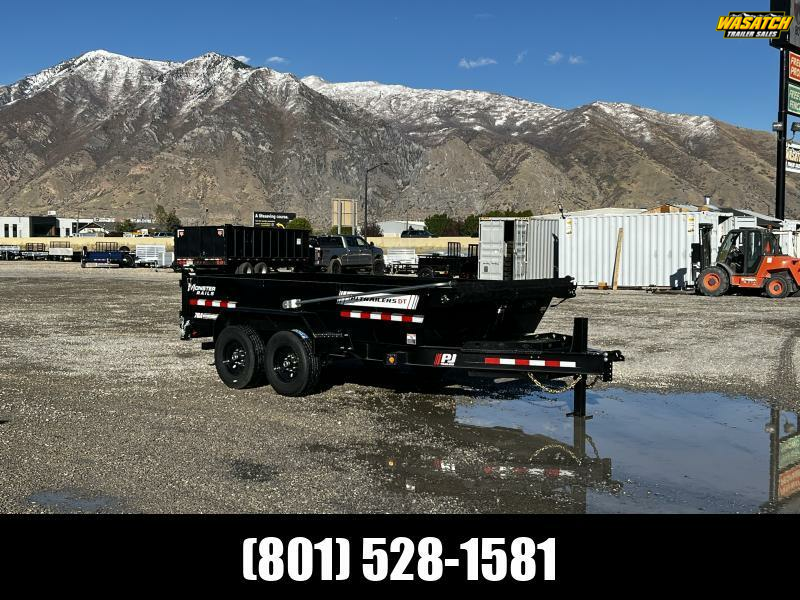 PJ Trailers 7x14 83" Low Pro Telescopic (DT1) Dump Trailer