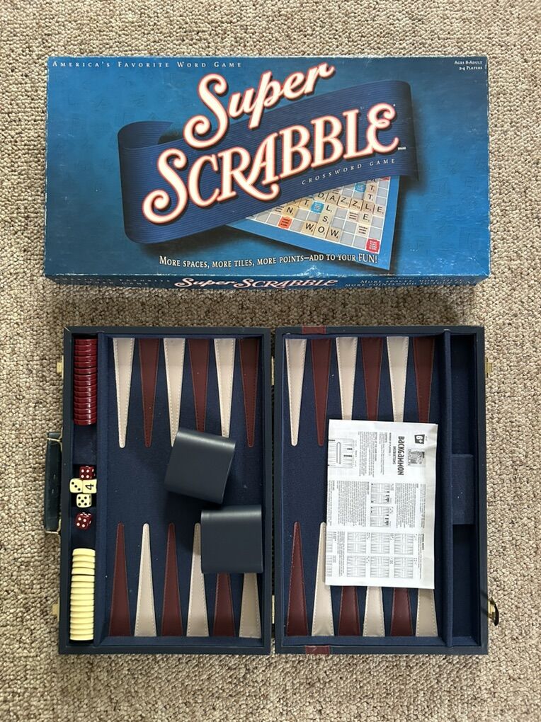 Super Scrabble & Backgammon