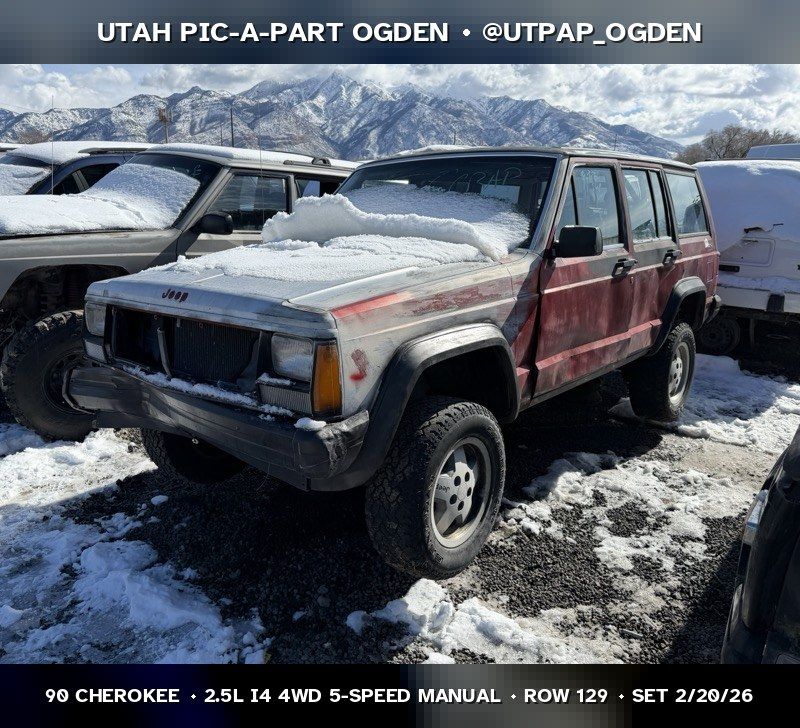 1990 Jeep Cherokee XJ Parts - UTPAP Ogden