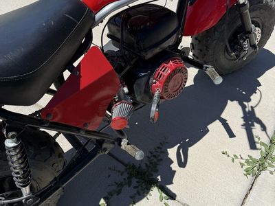 MINIBIKE MB200 Red 200cc Mini Bike with Upgraded Exhaust and carb