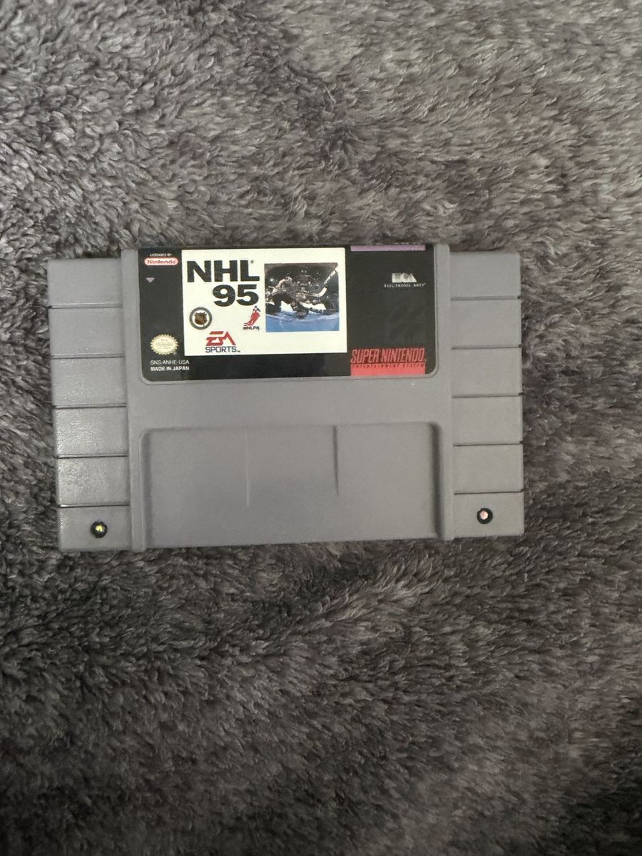NHL 95 for Super Nintendo SNES Cartridge Game