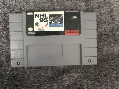NHL 95 for Super Nintendo SNES Cartridge Game