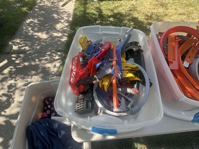 Assorted Hot Wheels Tracks & Play Sets - Large Collection, Used