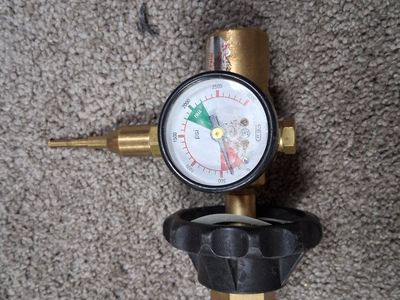 Helium Filling Gauge Valve Good Condition!