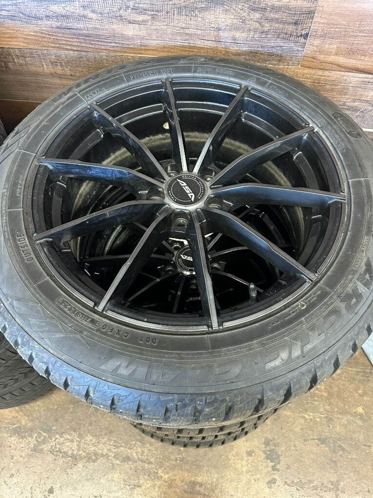 New ASA WHEELS AND STUDDED SNOW TIRES