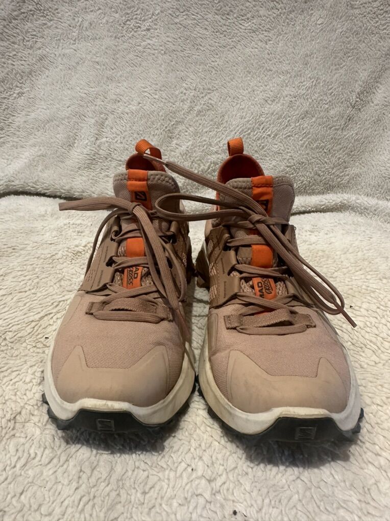 Salomon Womens 8.5 Mad Cross Flesh Tone Trail Shoe