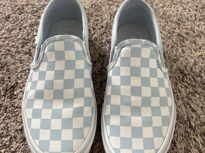 Woman’s Checkerboard Vans