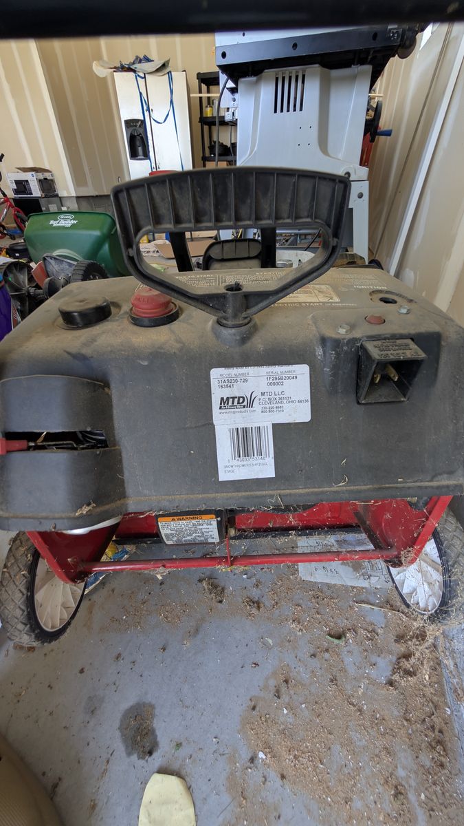 Free snowblower