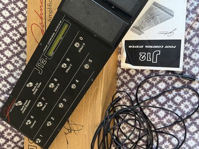 Johnson J12 Foot Controller MIDI Amp Guitar pedal
