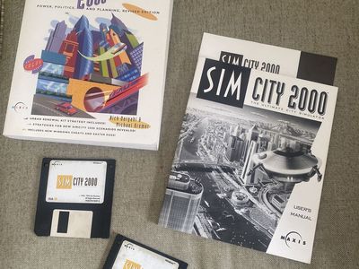 Sim City Floppy Disk Game