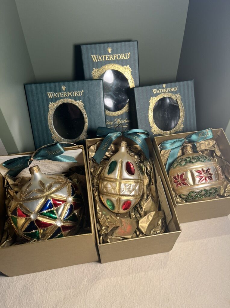 Waterford Holiday Heirlooms Ornaments