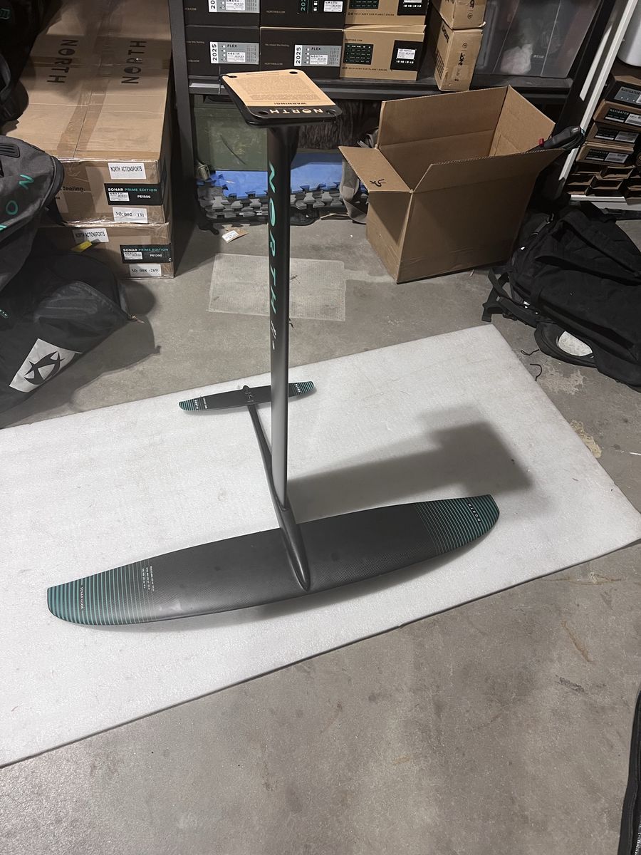 North Sonar Hydrofoil System - 70cm Aluminum Mast, MA1200 Front Wing