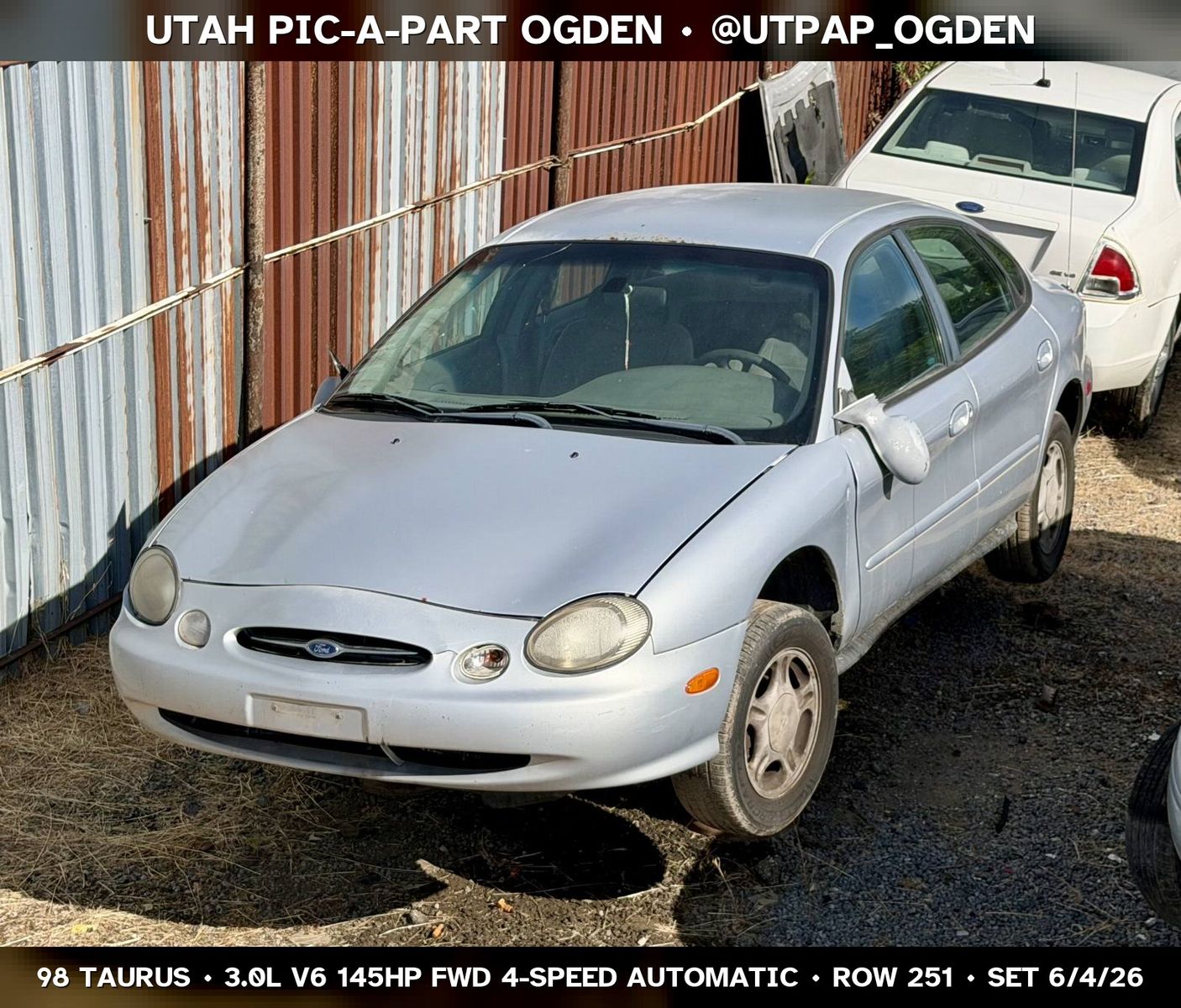 1998 Ford Taurus Parts - UTPAP Ogden