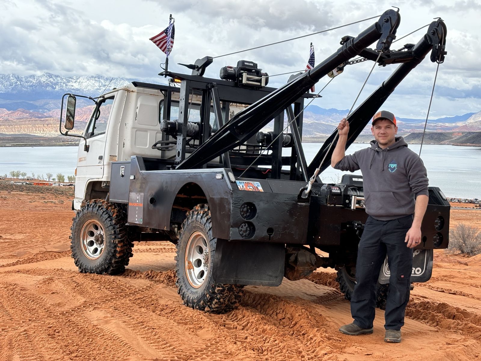 1991 Isuzu NPR 4x4 Converted Wrecker
