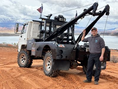 1991 Isuzu NPR 4x4 Converted Wrecker